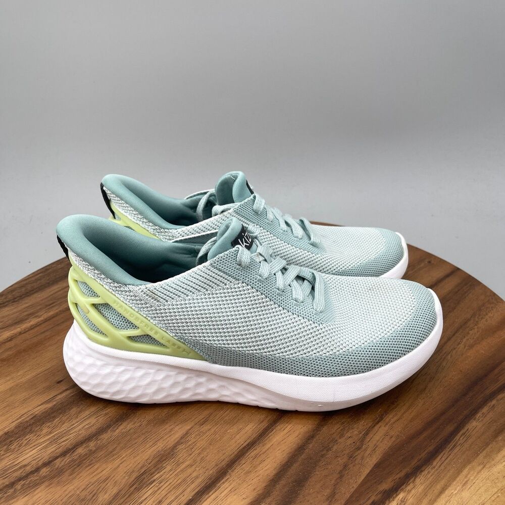 Kizik Athens Shoes Womens Size 6 Mint Green Hands Free Comfort Walking Casual